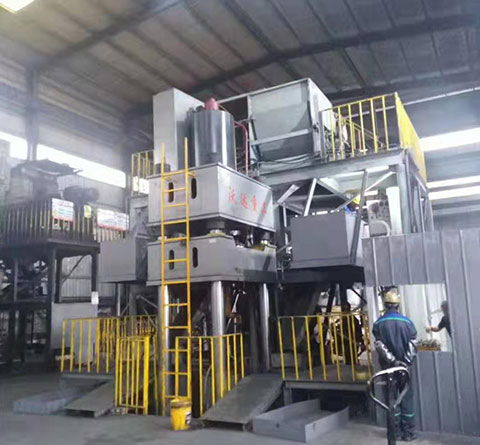 坩埚成型生産線(xian)