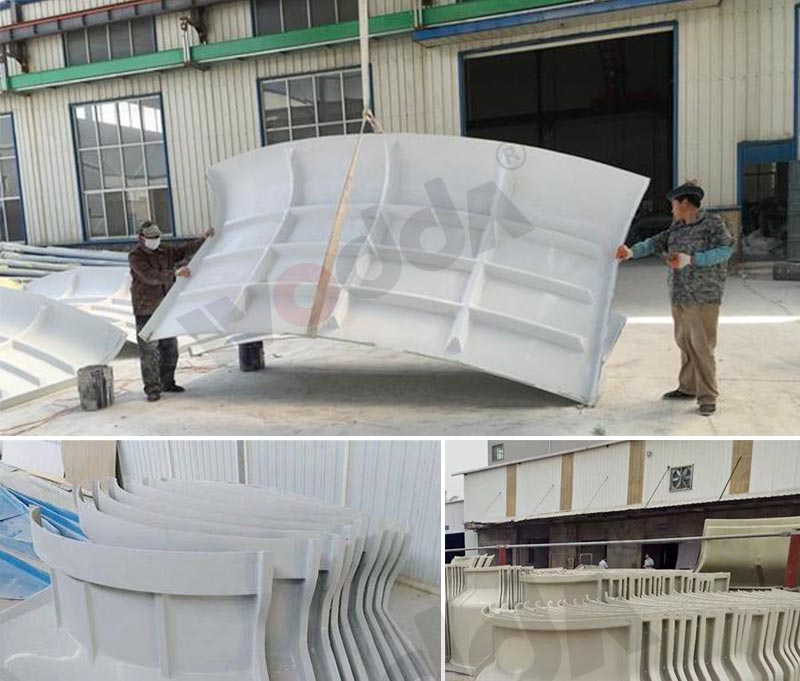 玻(bo)璃鋼模壓冷卻(que)塔外殼