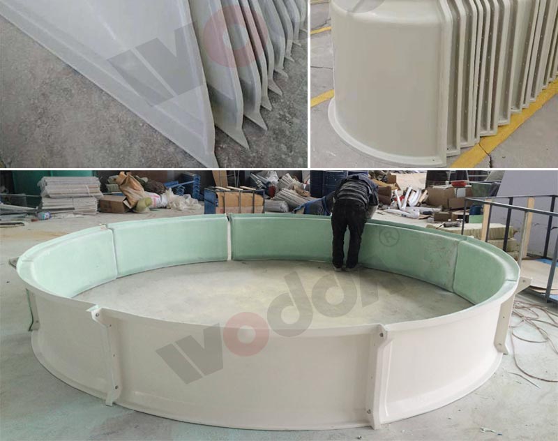 玻璃鋼模壓(yā)冷卻塔風筒