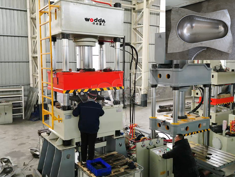 315噸不鏽(xiù)鋼蹲便(biàn)器拉伸(shen)液壓機(jī)